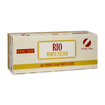 HARTIE TIGARETE RIO WHITE 200T